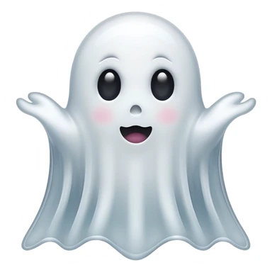 ghost shaped accessoire sticker