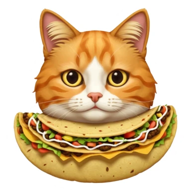 Taco cat sticker