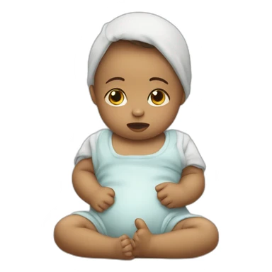 Bébé qui pleure sticker