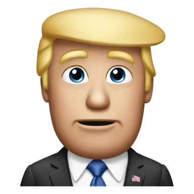 cutesy donald trump  sticker