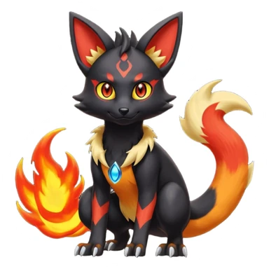 
Umbreon-Torracat-
Salandit-Fennekin-Fakémon-Digimon-fusion (full body) sticker