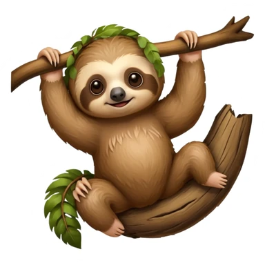 baby sloth sticker