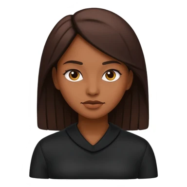 Black clothes fairy brown skin  sticker