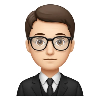 teacher in a formal attire sticker