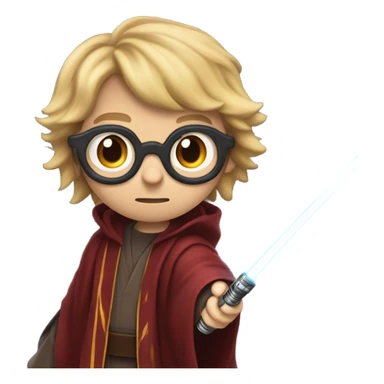 Harry Potter versus Star Wars  sticker