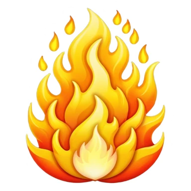 Fire from heaven sticker