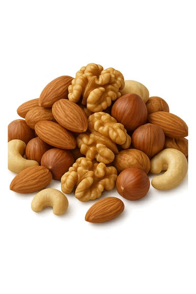 montagna di noci, iperrealistici 4k sticker