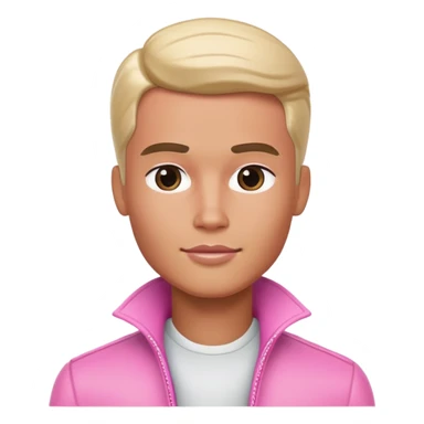 Pretty Barbie man  sticker