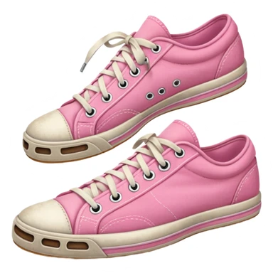 pink tennis shoe old school sticker