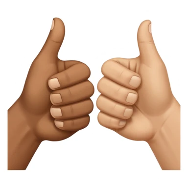 👍 and 👎 combined together sticker