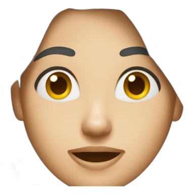 surprise woman sticker