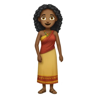 Habesha women sticker