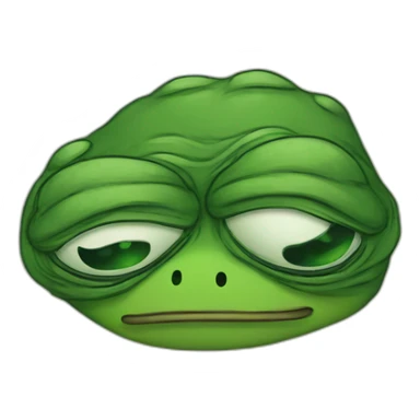 pepe frog sad sticker