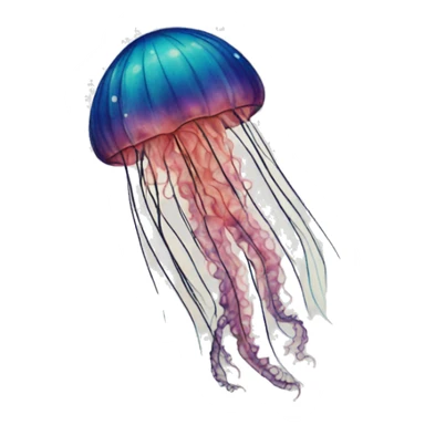 Jellyfish tattoo sticker