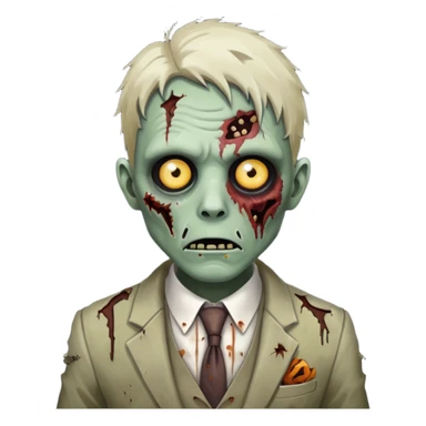 Zombie estiloso sticker