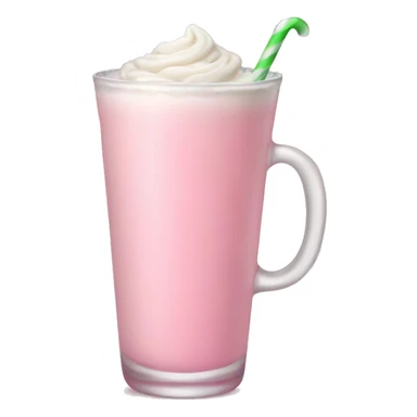 pastel pink christmas  drink sticker