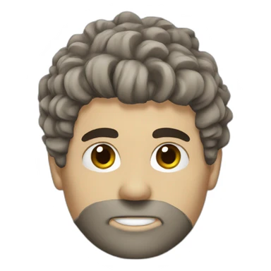 jason mask  hair sticker