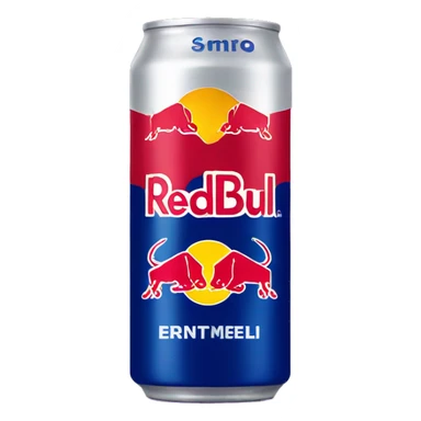 Sad redbull energy drink sticker