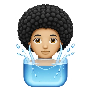 Afro Aquarius water barrier sticker