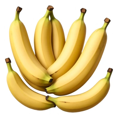 Panquecas em um prato redondo com rodelas de banana, em forma de emoji sticker