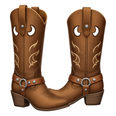 Cowgirl boots sticker