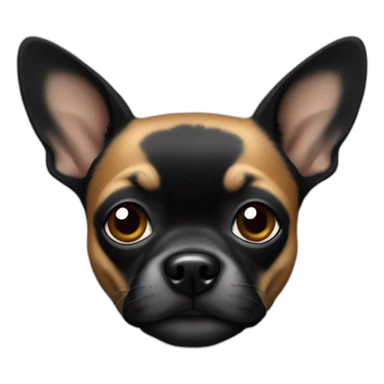 Chiwawa black dark sticker