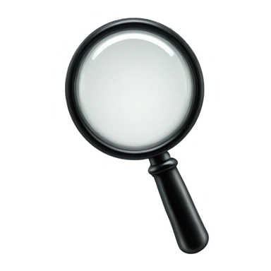magnifier transparent glass sticker