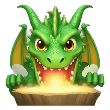 Dragon with switch sticker