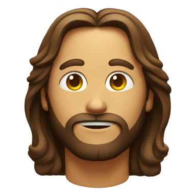 Jesus emoji of the face with Gesturing ok sticker