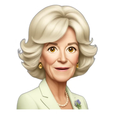 Camilla Parker Bowles sticker