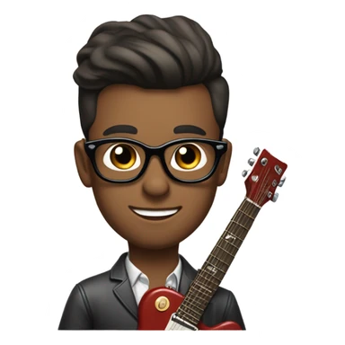 Buddy holly  sticker