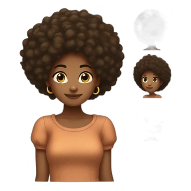 Isabelle.afro sticker