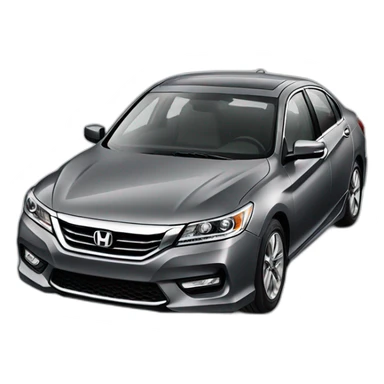  grey honda accord 2015 sticker