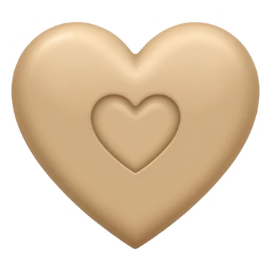 Corazon beige sticker