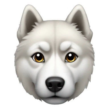 Husky chow black  sticker