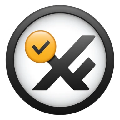 круг в котором белая галочка sticker