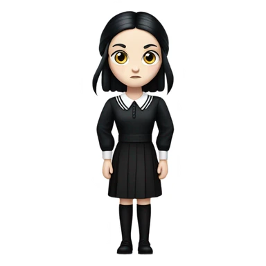 wednesday addams sticker