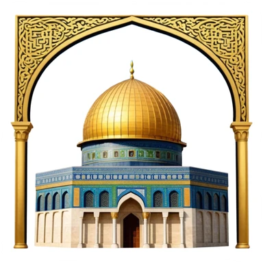 Dome of the rock, Palestine sticker