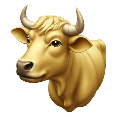 golden bull sticker