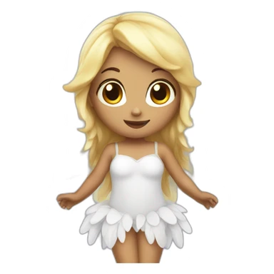 angel fairy with wings sticker