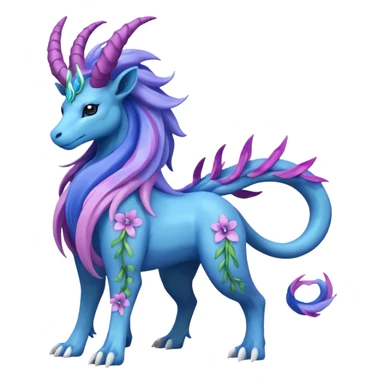 Meganium-Amaura-Suicune-fakemon (full body) sticker
