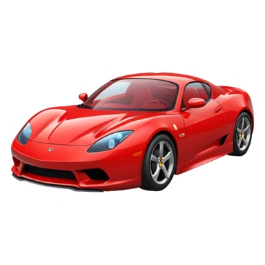 Make asports car emoji sticker