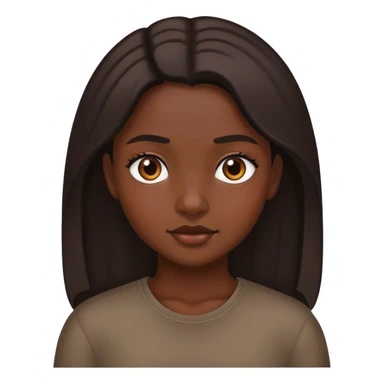 Girl with black people sticker