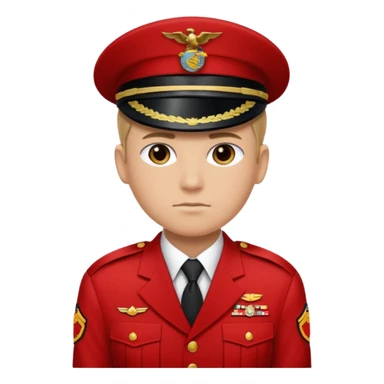 USMc folded arms sticker