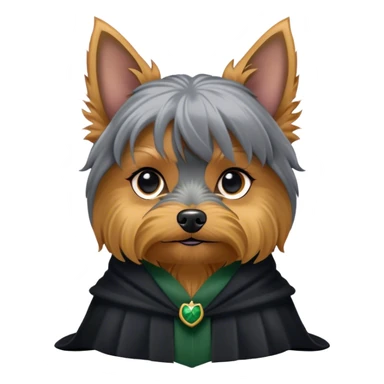 Yorkshire terrier as Minerva McGonagall sticker