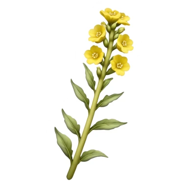 mullein flower sticker