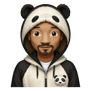 Snoop dog in a panda suit sticker