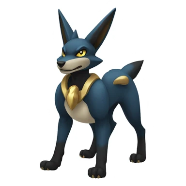 Lucario-Anubis full body sticker