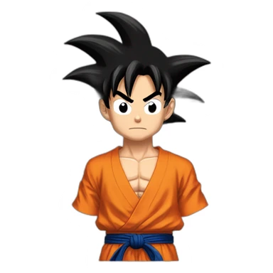 Goku fusionné Luffy sticker