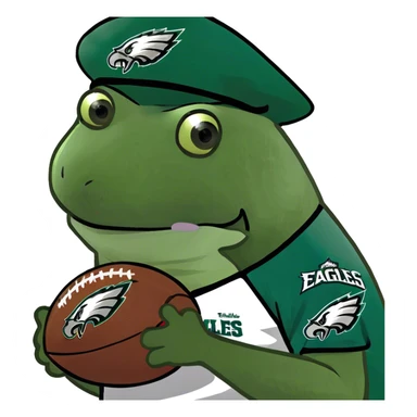 Philadelphia Eagles fan sticker